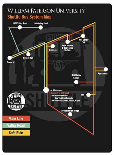 Shuttle Bus Map